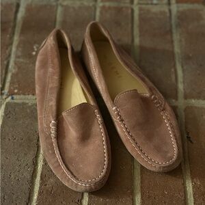 M. Gemi Pink Suede Loafers
